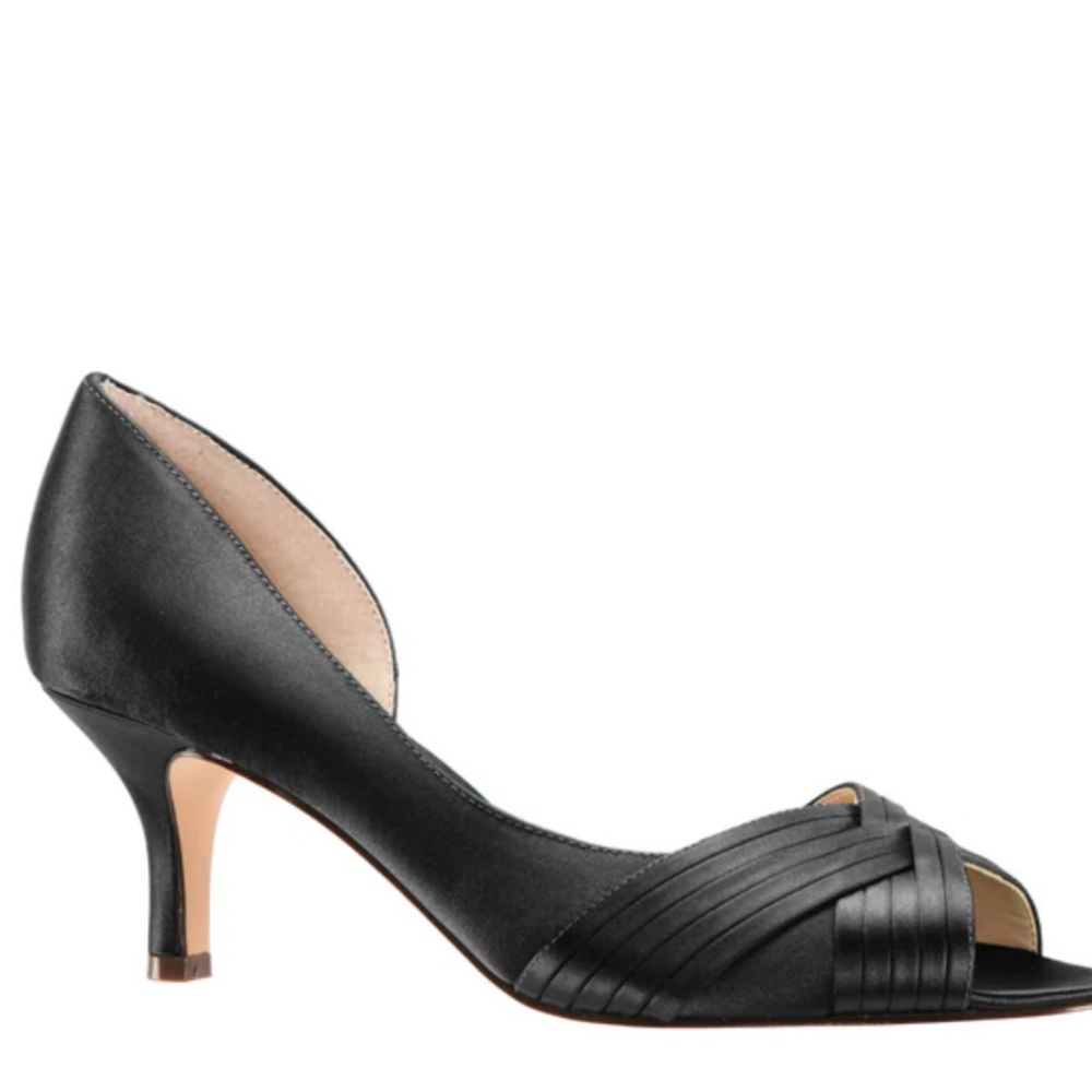 Nina open toe pump, size 10